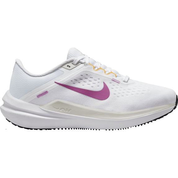 Nike Women's Winflo 10 Running Shoes (White/Fuschia, 7.5, Medium/B)