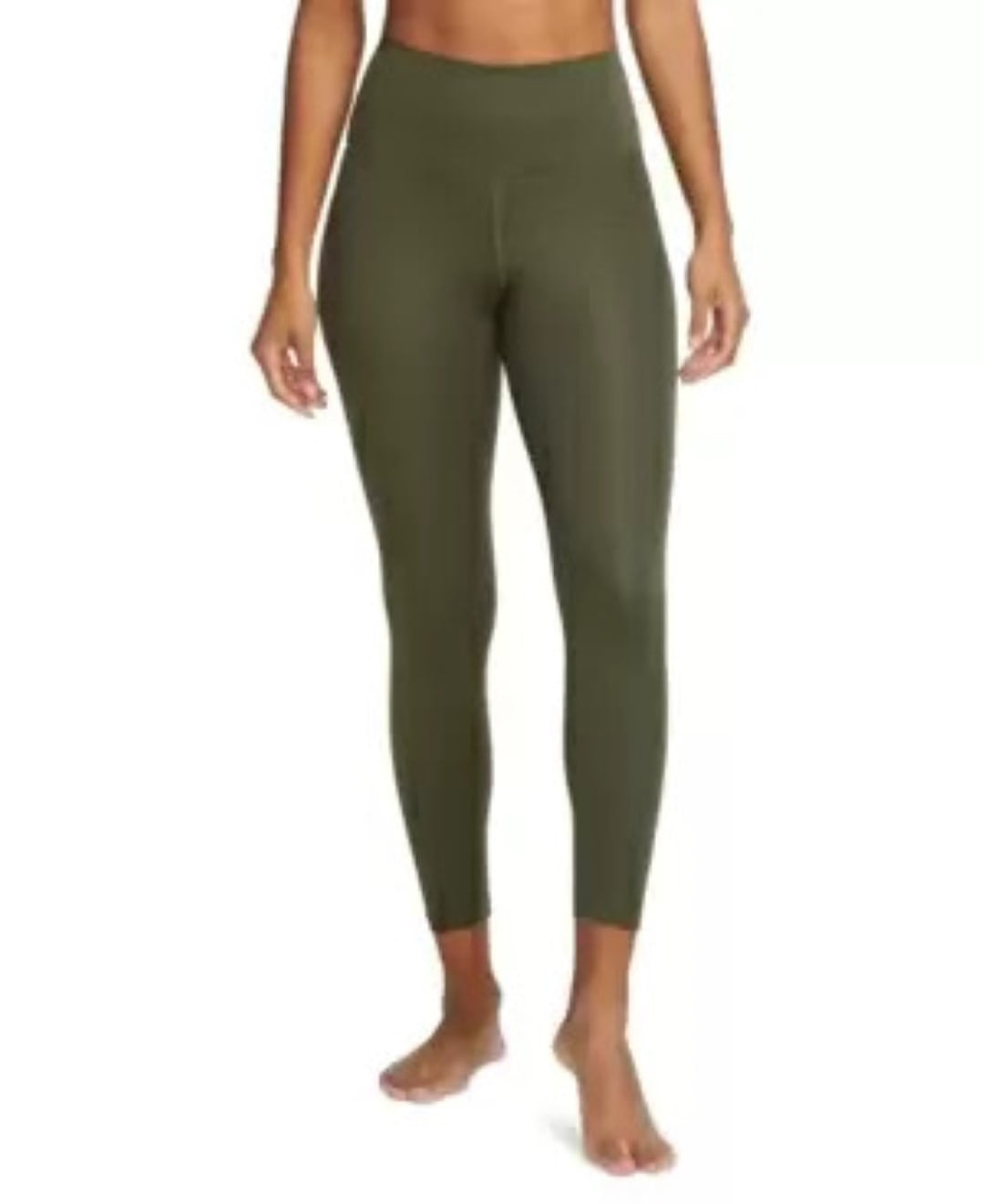 Nike Women's Yoga 7/8 Length Leggings, Green, Medium 