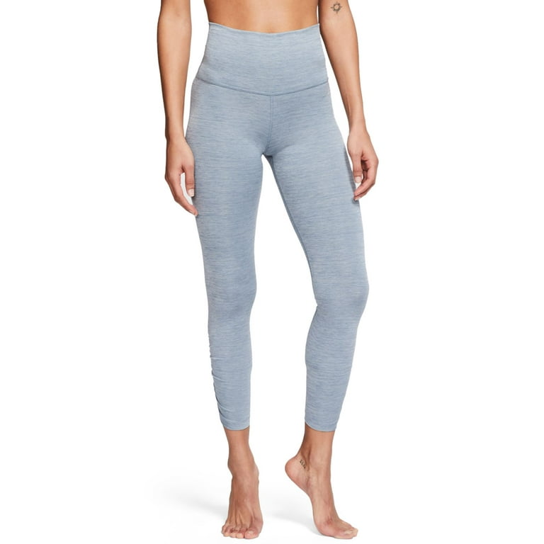 Nike Women’s Yoga Ruched High-Waist Leggings,Blue, X-Small