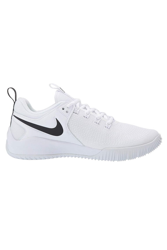 Women's Zoom Hyperface 2 Volleyball Shoes (6.5 B(M) US, White/Black)