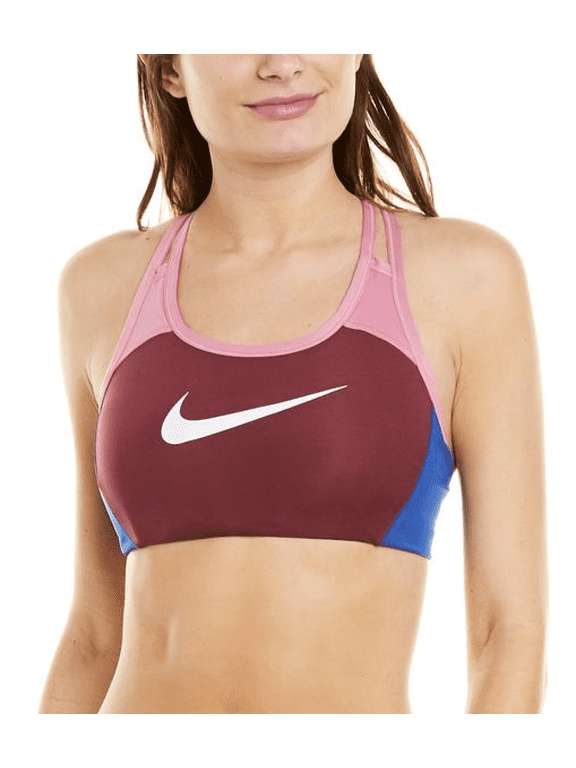 Women'sMedium Support Swoosh Training Bra Padded Large
