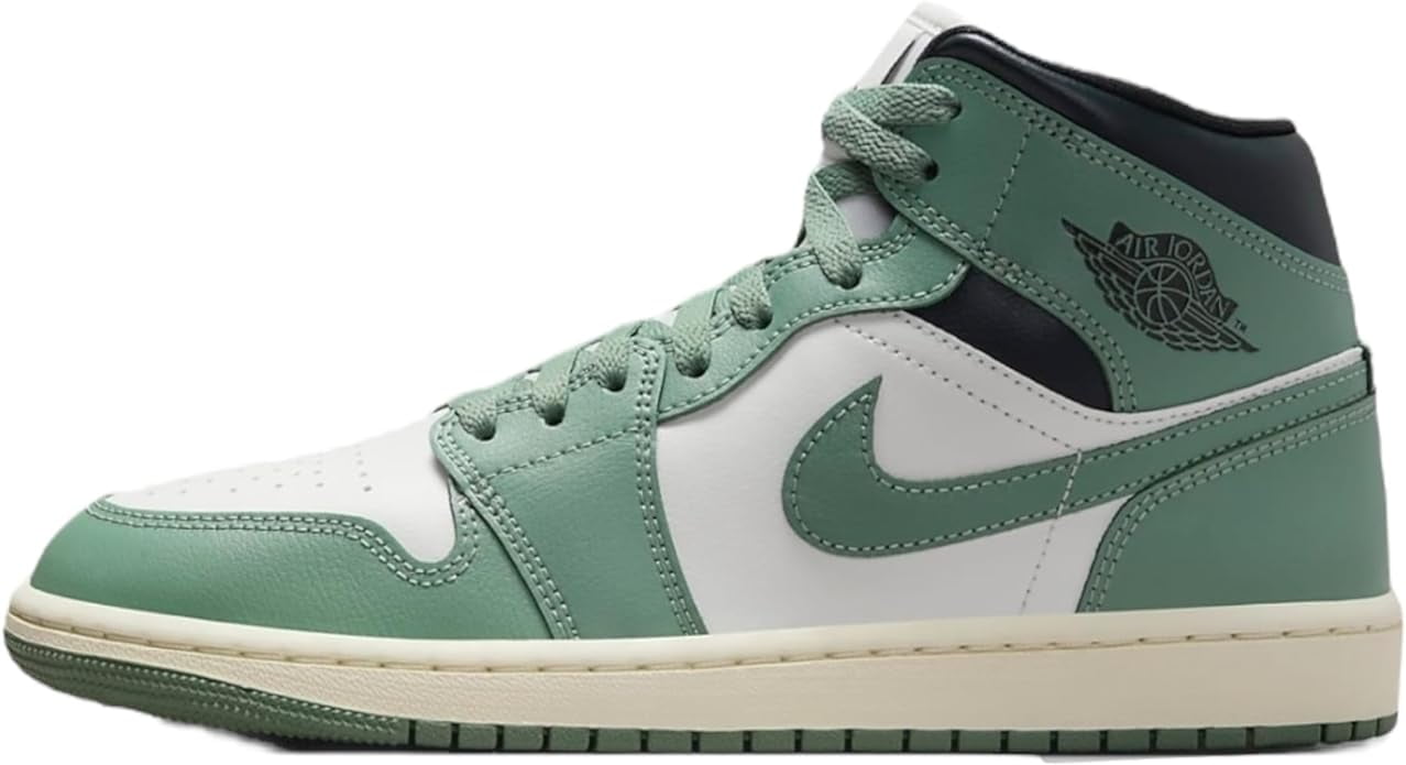 Nike Air Jordan 1 Mid Sail/Jade Smoke-Anthracite BQ6472-130 
