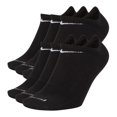 thumbnail image 1 of Women's Nike 6-Pack Everyday Plus Lightweight Training No-Show Socks Color: Black White Size: M, 1 of 4