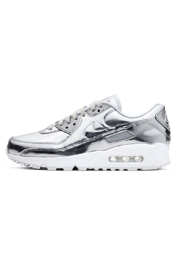 Women's Nike Air Max 90 SP Chrome/Chrome-Pure Platinum (CQ6639 001) - 9