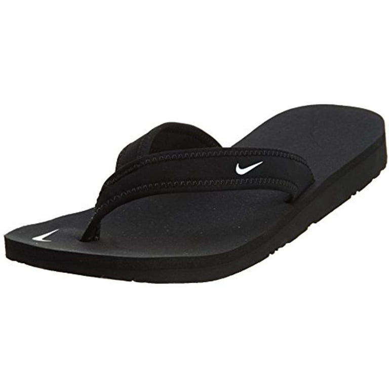 Jeg har en engelskundervisning ignorere Pogo stick spring Nike Womens Celso Thong Sandal 314870-011 Size 10 Black/White - Walmart.com