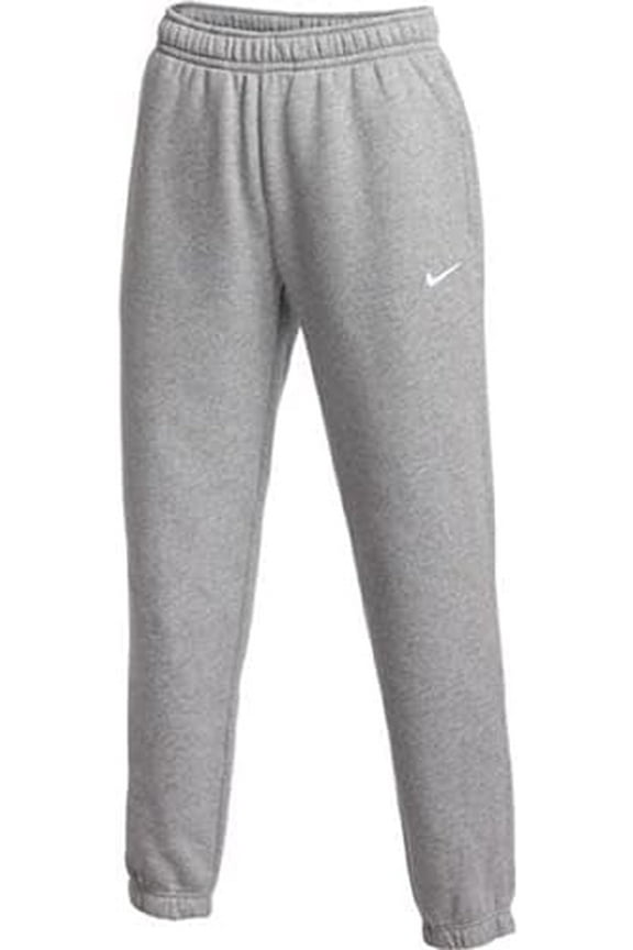 Womens Club Fleece Jogger Sweatpants (Dark Grey/White, Medium)