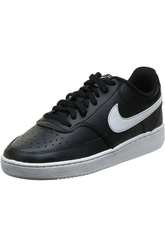 Womens Court Vision Mid Sneaker 12 Black/White