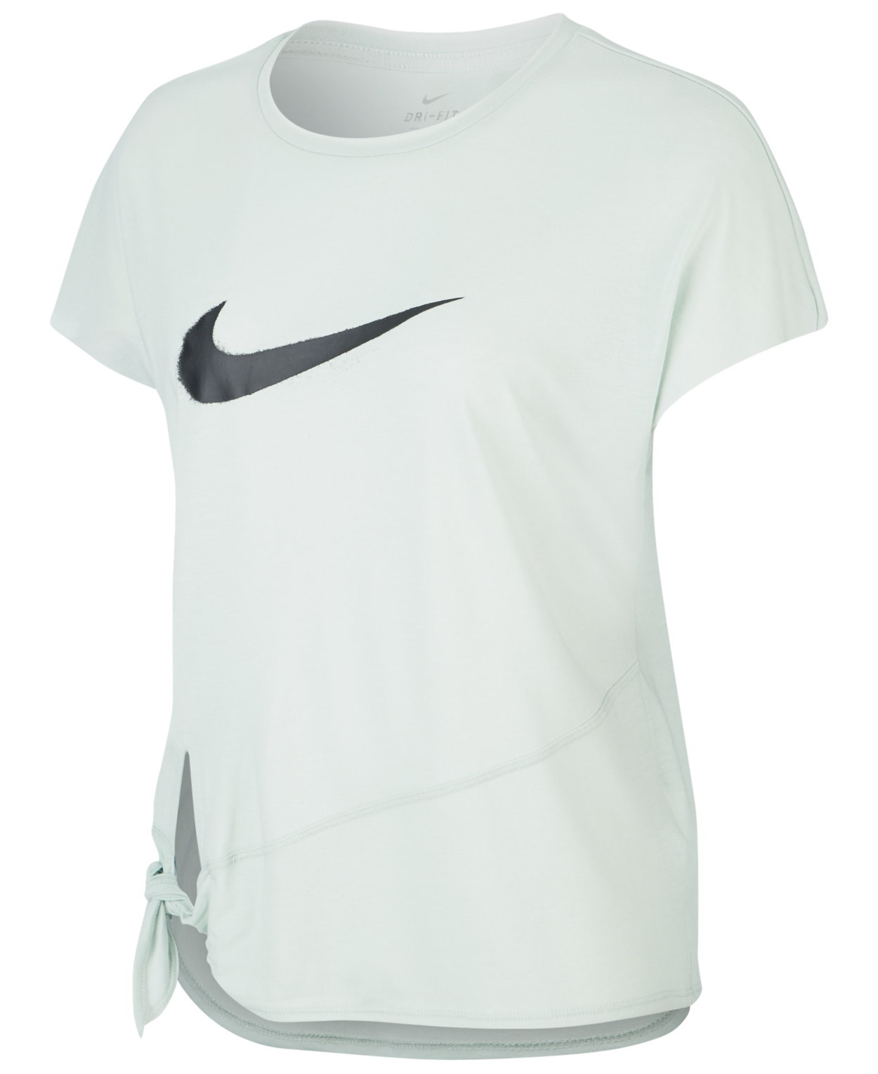 Nike Womens Dri Fit Logo Side Tie Training Top - image 1 of 1