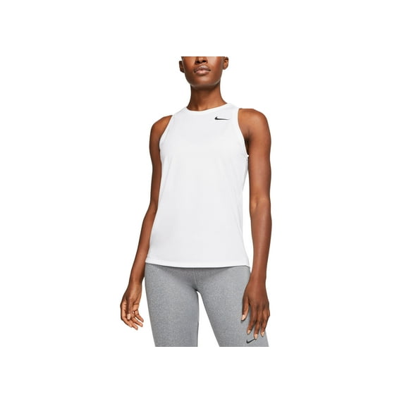 Nike Womens Dri Fit Training Tank Top Whiteblack L