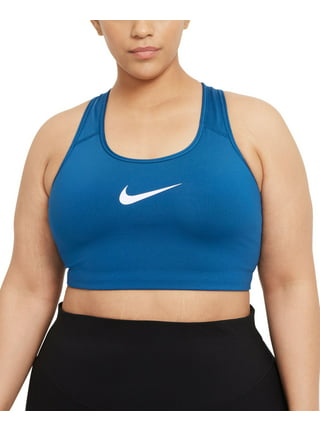 Nike 280359 Women's Logo Racerback Medium Impact Sports Bra Size X-Large  for sale online
