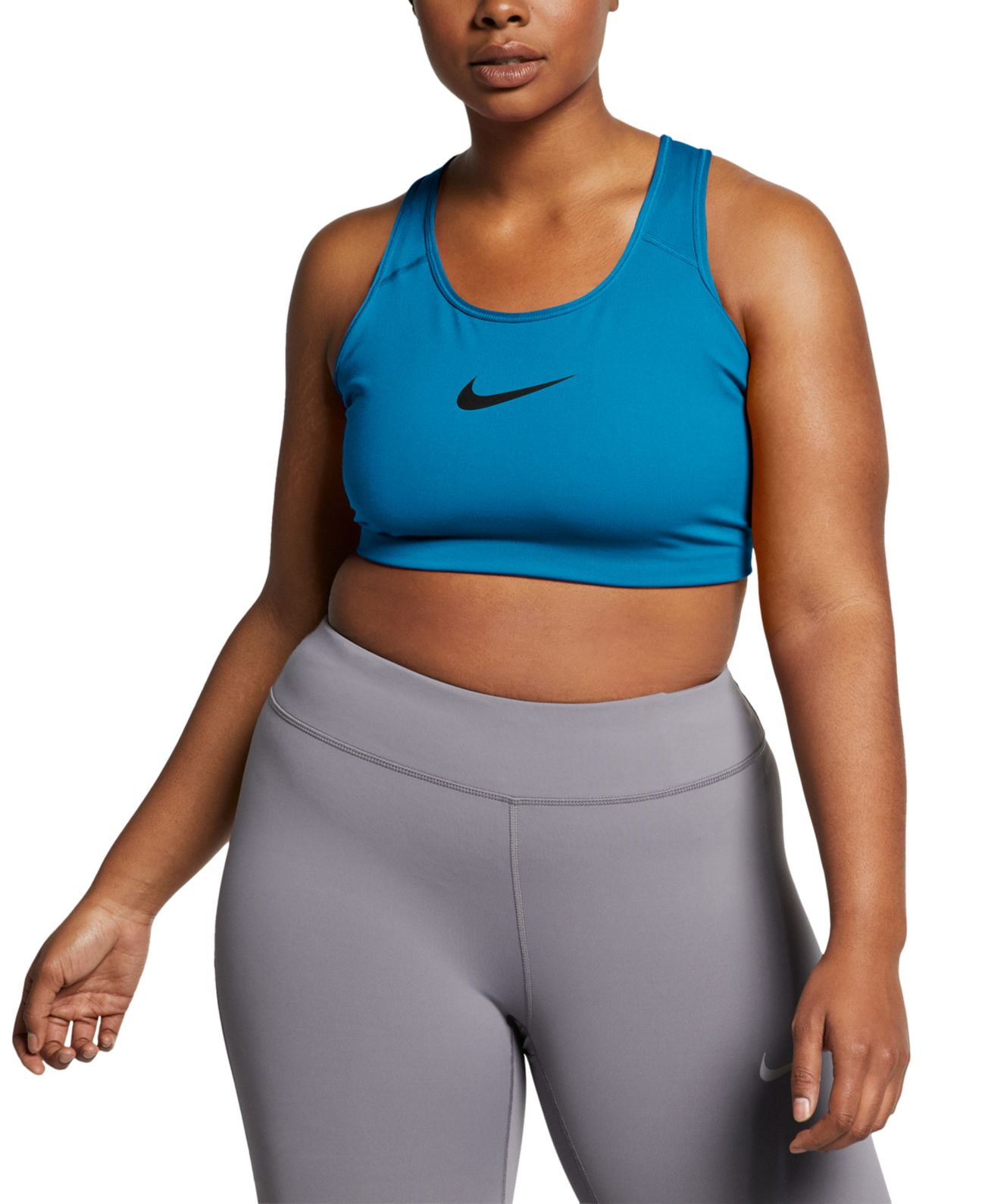 Nike Women's Dri Fit Medium Support Sports Bra Purple Size 1X 