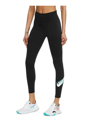 Nike Womens Dri-fit One Plus Size Color-Block Mid-Rise 7/8 Tights