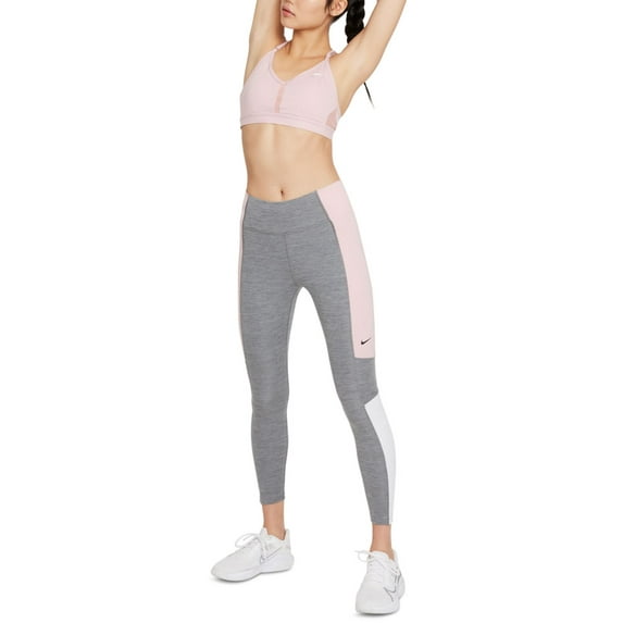 Nike Womens Dri-fit One Plus Size Color-Block Mid-Rise 7/8 Tights;2X
