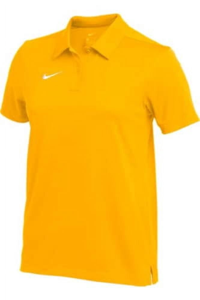 Nike Womens Dry Franchise Polo Shirt (as1, Alpha, m, Regular, Regular, Bright Gold)