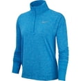 thumbnail image 1 of Nike Womens Fitness Workout 1/4 Zip Jacket Blue S, 1 of 3