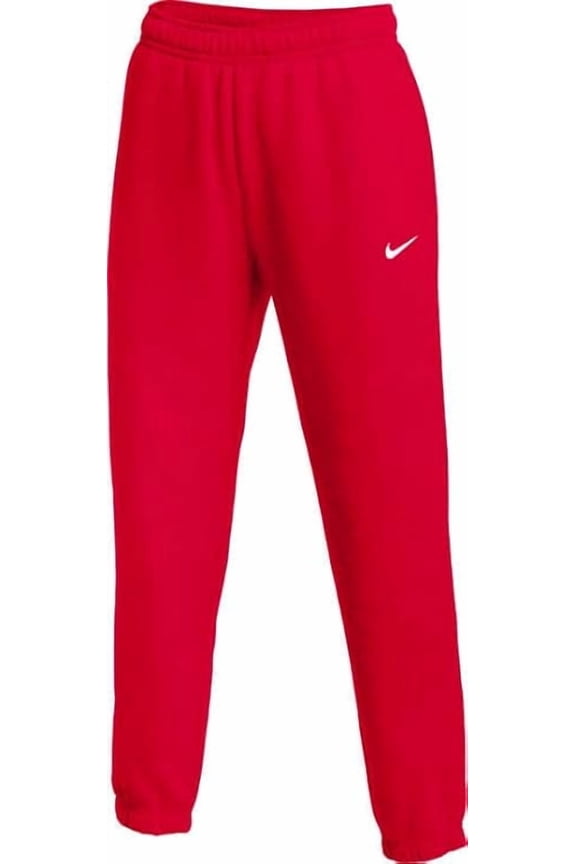 Womens Fleece Jogger Sweatpants (US, Alpha, Medium, Regular, Regular, Red)