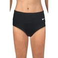 thumbnail image 1 of Nike Womens Logo Hidden Back Zipper Pocket Swim Bottom Separates, 1 of 3