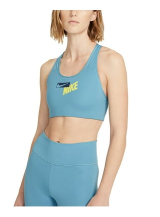Womens Blue Nike Swoosh Sports Bras.