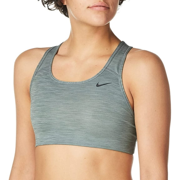 Nike Womens Medium Support Non Padded Sports Bra Smoke Grey/Pure/Black X-Small