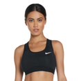 thumbnail image 1 of Women's Medium Support Non Padded Sports Bra with Band Black/Black/(White) Small, 1 of 4