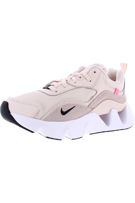 Womens Mesh Exercise Running Shoes Pink 6.5 Medium (B,M)