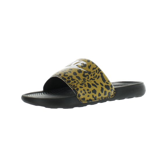 Nike Womens Nike Victori One Cushy Slide On Pool Slides Tan 10 Medium (B,M)