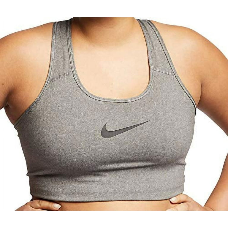 Nike Womens Non Padding Medium-Support Sports Bra 1X Carbon Gray BQ0973-091