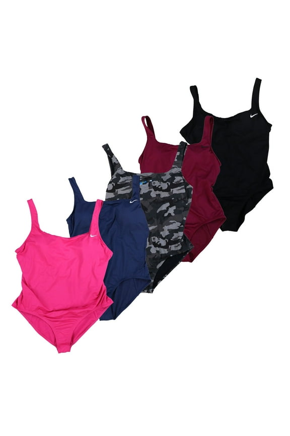 Womens One Piece Swim Suit Bathing Suit Swimwear Padded Swimsuit M L New