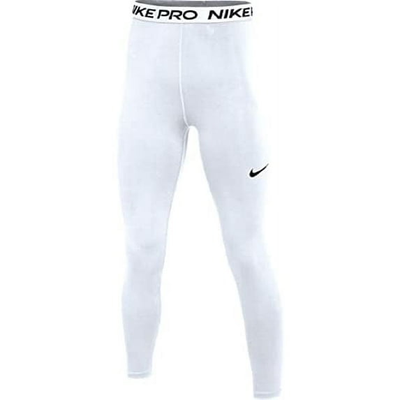 Nike Womens PRO 365 7/8-LENGTH Tights (White, Small)
