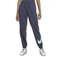 thumbnail image 1 of Nike Womens Pants Plus Jogger Fleece-Lined Loogo Stretch   Blue 2X, 1 of 3