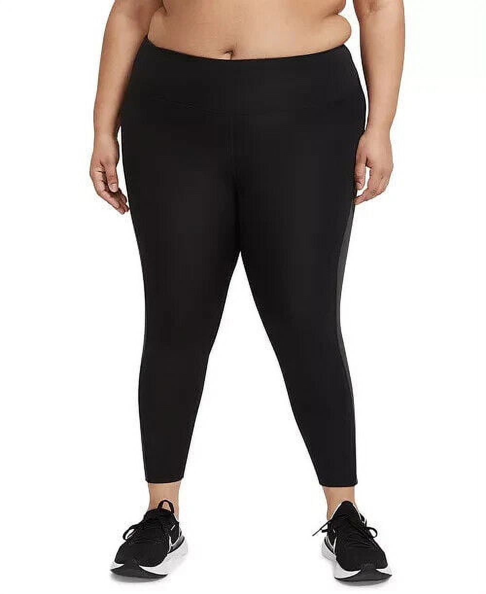 Nike Womens Plus Size Epic Fast 7/8 Running Leggings black Size 1X MSRP $70