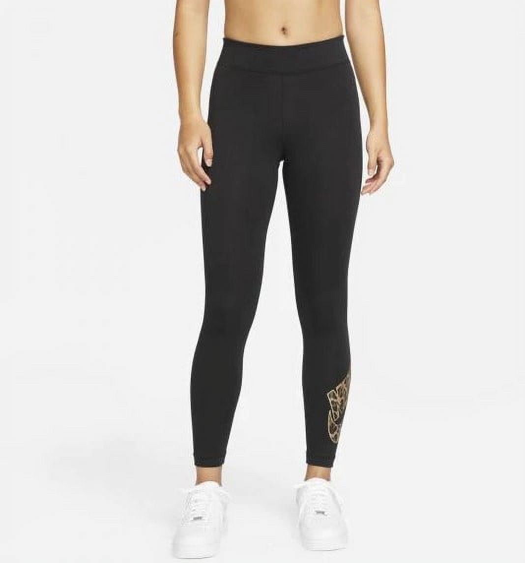 Nike Womens Plus Size Printed-Logo Leggings, Black, 1X - Walmart.com