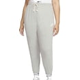 thumbnail image 1 of Nike Womens Plus Size Vintage Gym Jogger Capris CT0646-063 Grey Heather/Sail, 2X, 1 of 2