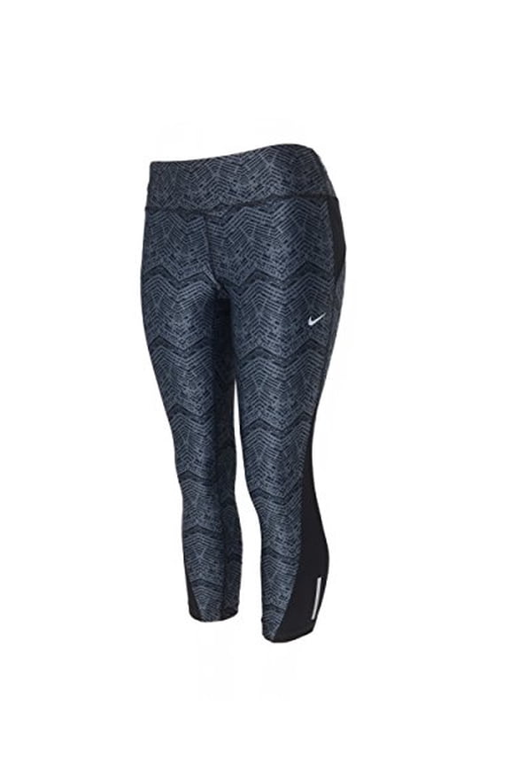 Womens Printed Racer Cropped Pants Size M