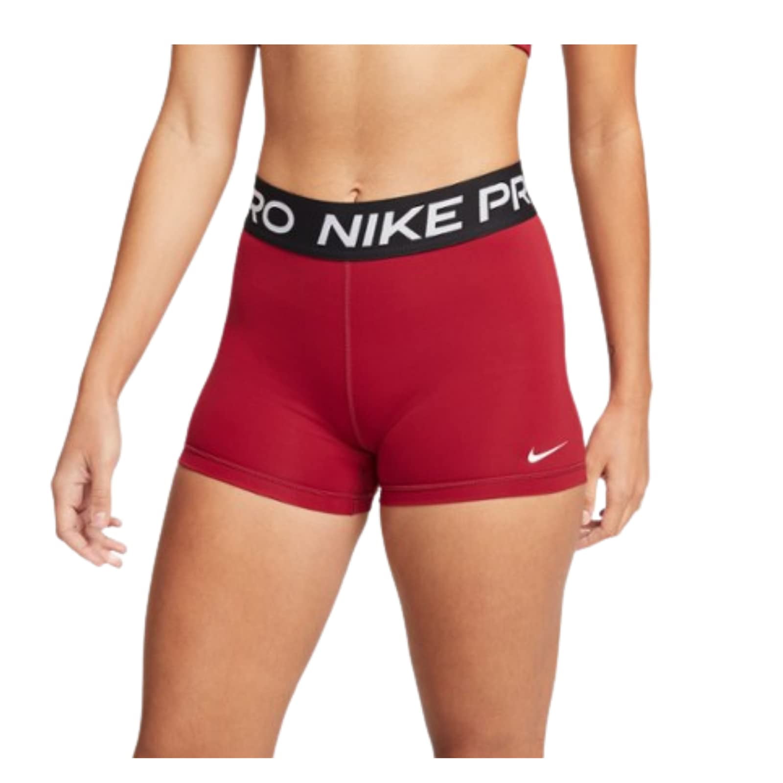 Echter muis of rat Verschrikkelijk Nike Womens Pro 3" Shorts (Red/Black, L) - Walmart.com