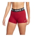 thumbnail image 1 of Nike Womens Pro 3" Shorts (Red/Black, Medium), 1 of 6