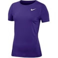 thumbnail image 1 of Nike Womens Pro Allover Mesh Short Sleeve Top 2.0 (US, Alpha, Large, Regular, Regular, Purple), 1 of 2