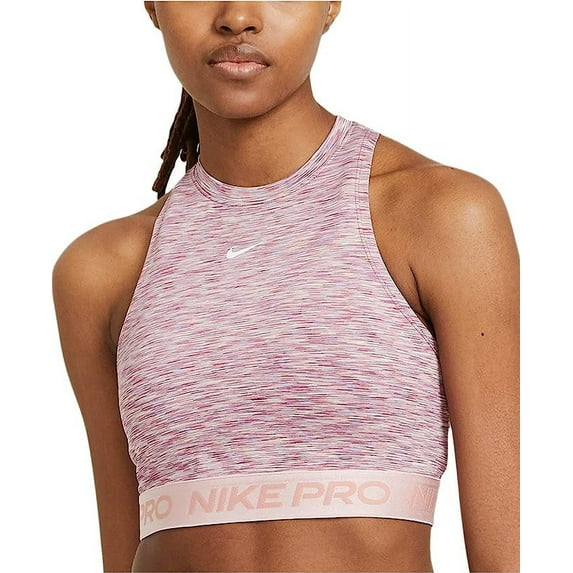 Nike Womens Pro Space Dye Crop Tank Top