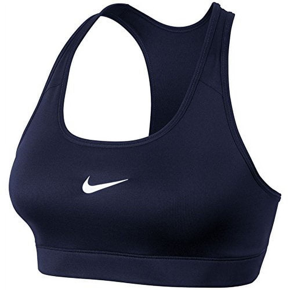 Nike Womens Pro Sports Bra Navy Blue/White - Medium 