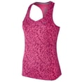 thumbnail image 1 of Nike Womens Pronto Miler Printed Racerback Tank Top,Hyper Pink/Reflective Silver,S, 1 of 1
