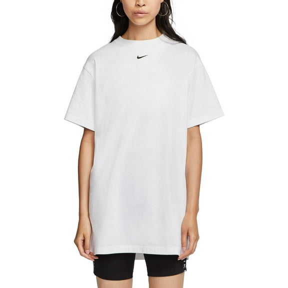 Nike Womens Pullover Casual Shirtdress White S