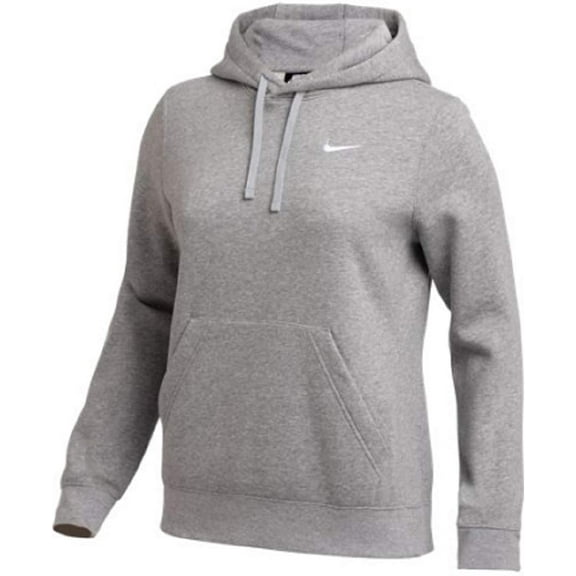 Nike Womens Pullover Fleece Hoodie Grey X-Small