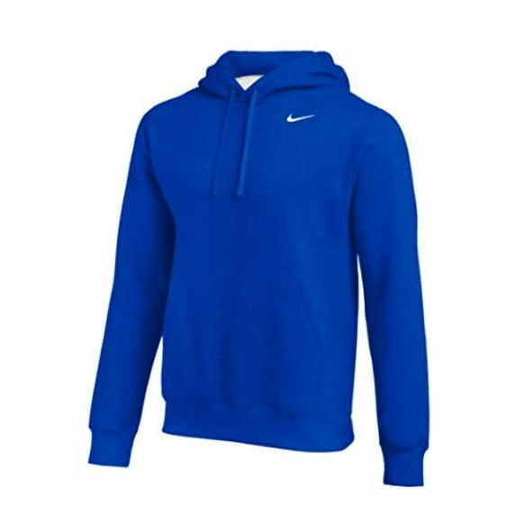 Nike Womens Pullover Fleece Hoodie (Royal, Large)