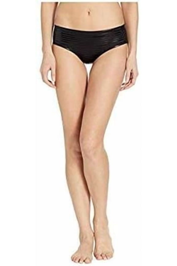 Womens Shine Hipster Bikini Bottoms Swimwear Size S