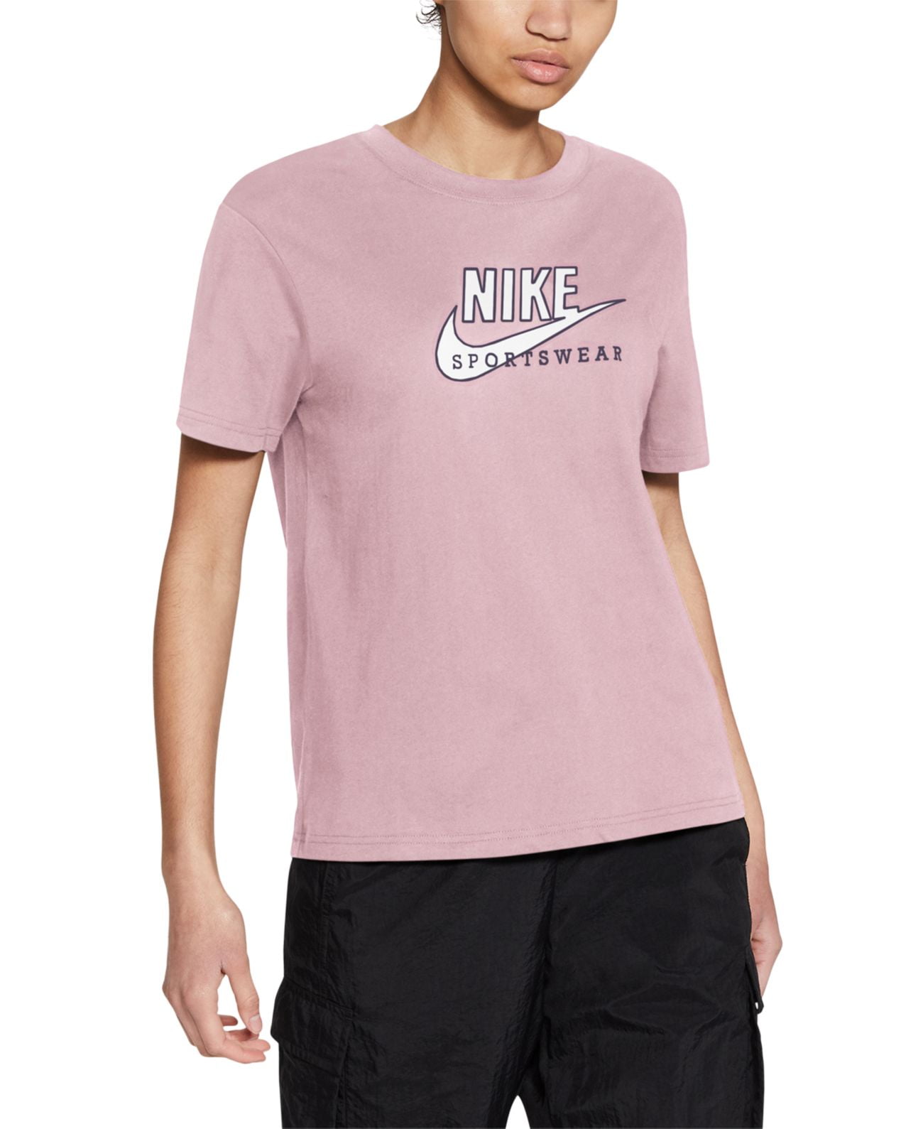 Nike Womens Sportswear Cotton Heritage T-Shirt,Coconut Milk