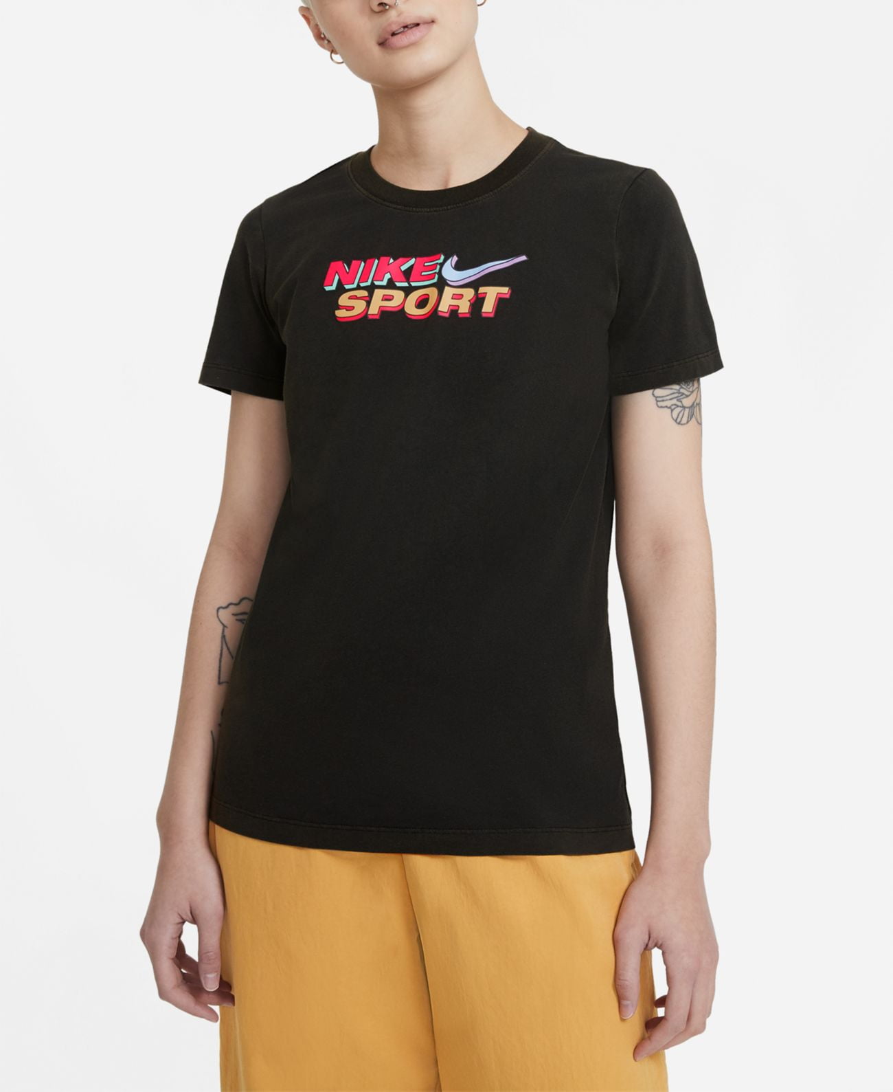 Buy Nike Women's Logo Cotton T-Shirt Online Botswana Ubuy