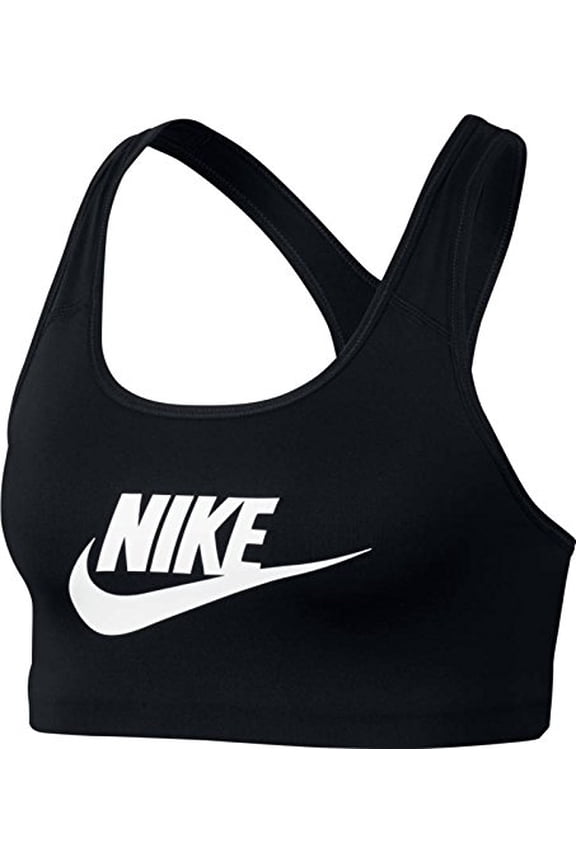 Womens Swoosh Futura Medium Support Compression Sports Bra