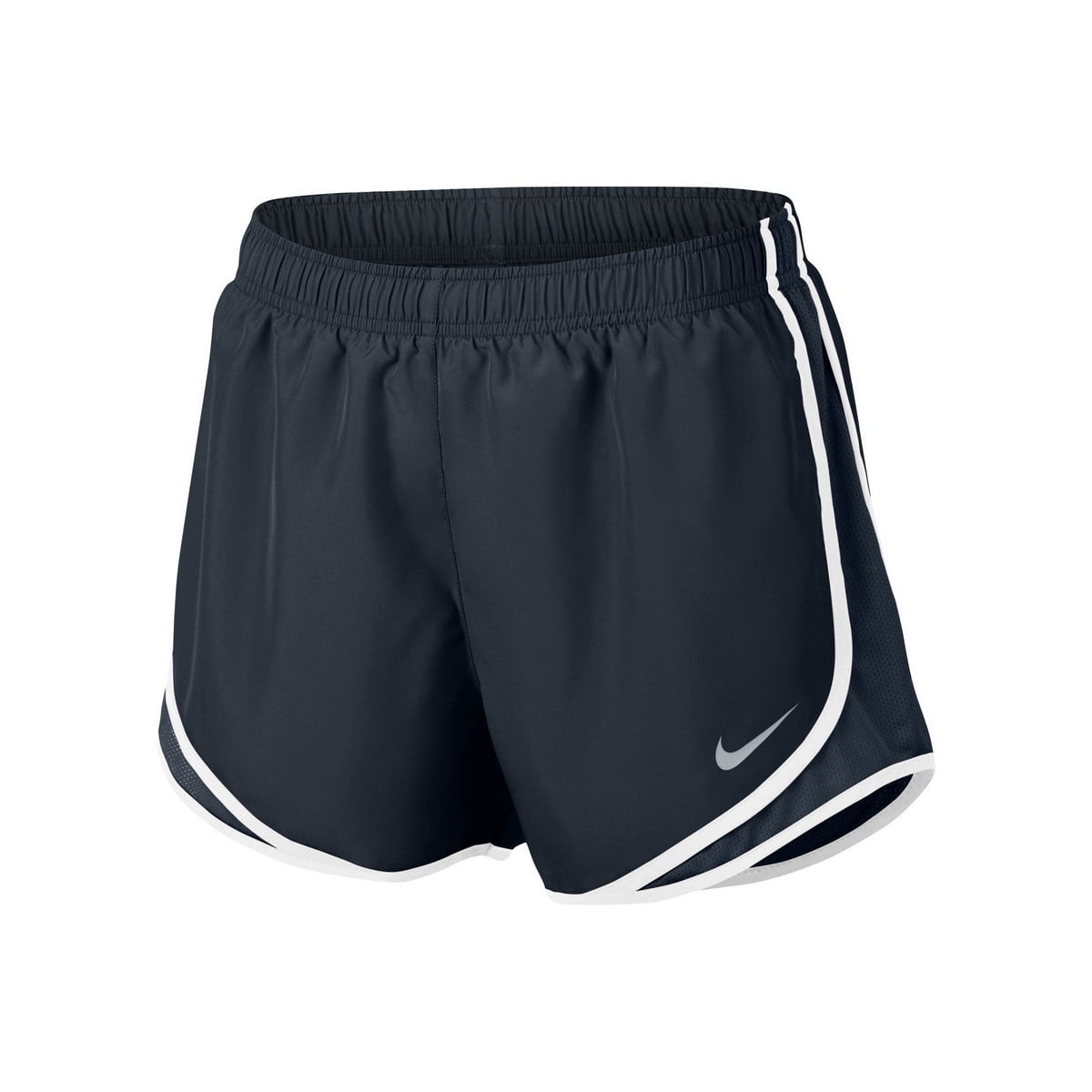 Nike Women s Race Dri Fit 3 Inseam Moisture Wicking Running Short Black White XS Walmart