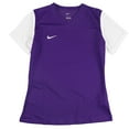 thumbnail image 1 of Nike Womens Tiempo Premier Soccer Jersey, Purple, Small, 1 of 2