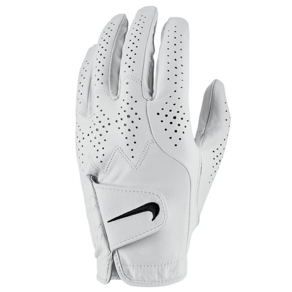 Nike Womens Tour Classic IV Left Hand Golf Glove White | White | Black Large